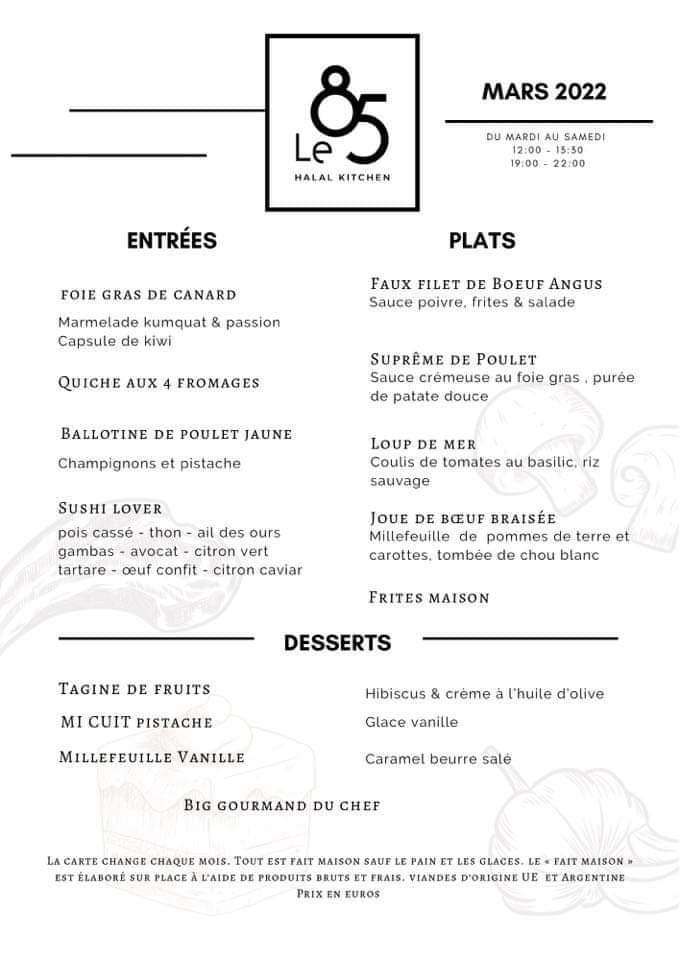 Le 85-The Halal Kitchen - Menu Image 4